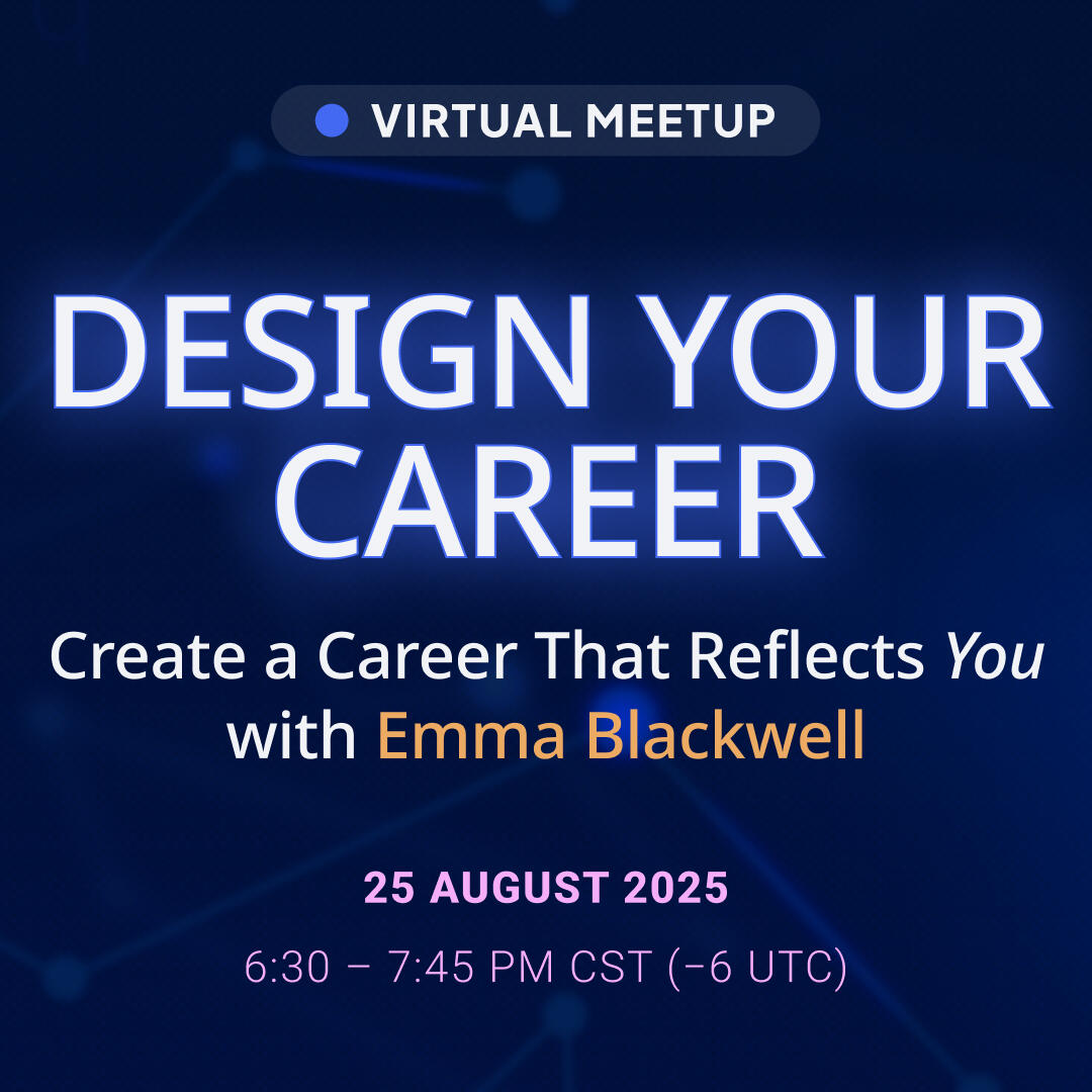 Fireside Chat: Designing a Career that Reflects You — event artwork